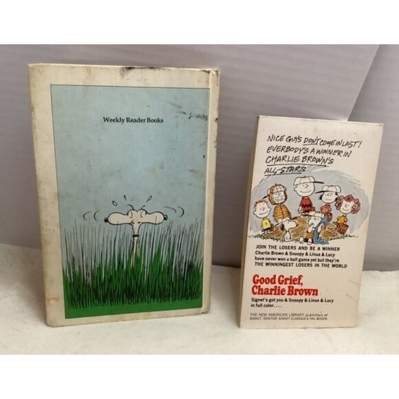 Vintage "Snoopy" & "Charlie Browns All-Stars" Books By Charles M. Schulz - Picture 3 of 6